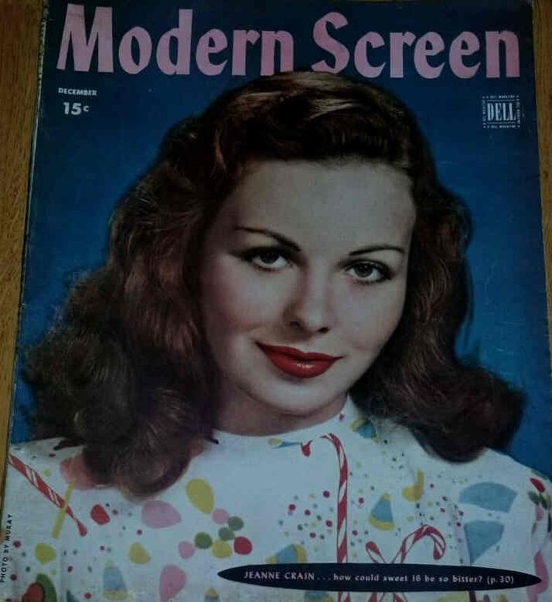 MODERN SCREEN magazine cover Issue 193 December 1946